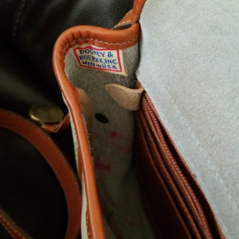 90's Vintage Dooney & Bourke AWL Cavalry crossbody - Picture 5 of 7